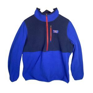 L.L. Bean Katahdin Microfleece 1/2 Zip Jacket Womens Colorblock Large Gorpcore